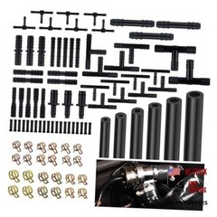 94PCS 5Ft Vacuum Hose Automotive Kit with 6 Sizes