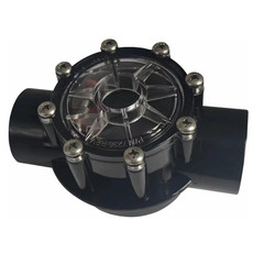 7235 180-DGREE Check Valve for Pool Pumps 1-1/2&Prime; to 2&Prime; PVC CPVC High Flow 170GPM