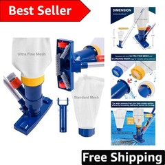 Handheld Pool Vacuum with Efficient Suction & Twist Lock Design – 2025 Upgrade