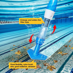 3 in 1 Cordless Rechargeable Pool Vacuum, Handheld Pool Cleaner Ideal for Spas,