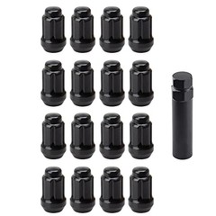 Tapered Spline Drive Lug Nut Kit with Lug Nut Key 12mm x 1.50mm Thread Pitch