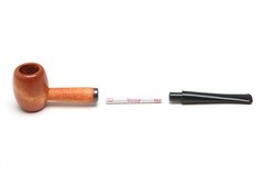 1 Count (Pack of 1), Cherry Rob Roy Bent, Maple Oval Straight, Clear, Pink