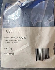 Polaris ~ C55 Pool Cleaner Wheel Screw Genuine OEM, Open Package of One, 0346
