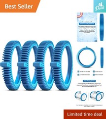 Ultra-Durable 4-Pack Replacement Tires for Poolvergnuegen Models | Optimal Fit