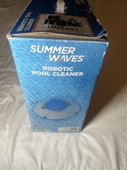 Summer Waves Robotic Cordless Rechargeable Swimming Pool Vacuum Cleaner Read