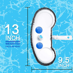 Vacuum Head Pool and Spa 13 Wide Weighted Swimming Pool Vacuums Head″