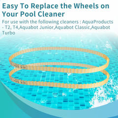 4Pcs Pool Cleaner Drive Belts Replacement for Aquabot Parts 3302 A3302PK Belt