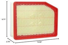 WIX WA10942 Heavy Duty Engine Air Filter Compatible With Chevrolet Silverado,