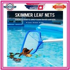 Tavaleu Deep Pool Skimmer Net with Reinforced Frame for Leaf and Debris Removal