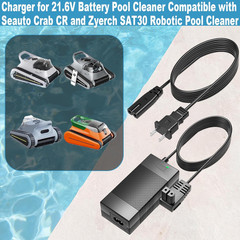 26V Charger for Seauto Crab CR and Zyerch SAT30 Robotic Pool Cleaner Compatible