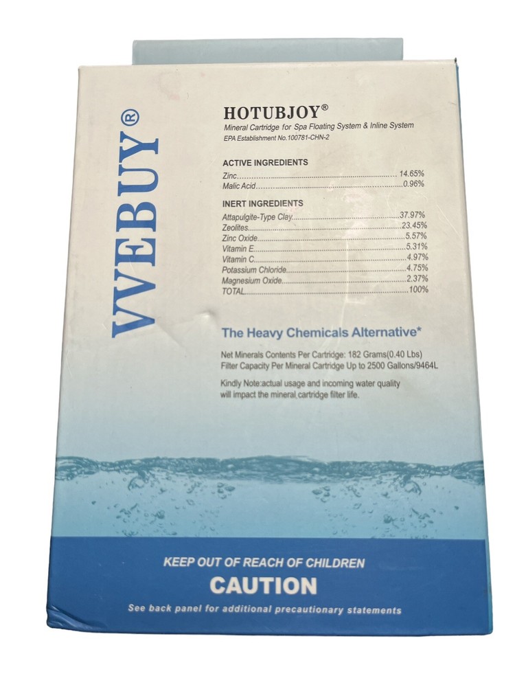 VVEBUY HOTUBJOY Mineral Cartridge For Spa Floating System & Inline System 2 Pack