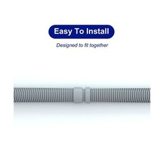Poolvio Professional Swimming Pool Vacuum Cleaner Hose -1.5” 8 Piece Hoses fo…