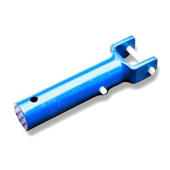 Vacuum Pool Brush Handle with V Clips & Pin for Swimming Pool Spa Vacuum 1 Piece