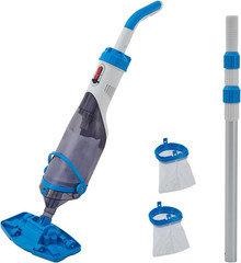 Cordless Handheld Pool Vacuum with Telescopic Pole, Rechargeable Handheld Hot Tu