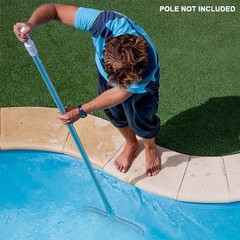18 Inch Pool Brush Head for Cleaning Pool Walls Inground Pools Tiles Floors
