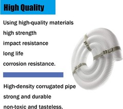 Pool Cleaner 6-Ft Cuffless Feed Hose Replacement for Polaris 360 Cleaner 9-10…
