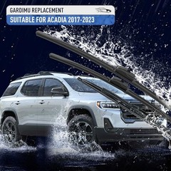24&Prime; 20&Prime; 11&Prime; Front and Rear Windshield Wiper Blades for 2017-2023 For GMC Acadia