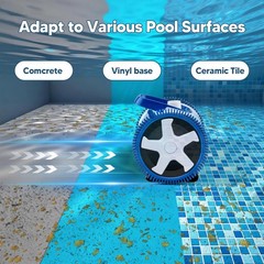 896584000-143 Blue Front Tire Kit – High-Durability for Hayward Pool Cleaners