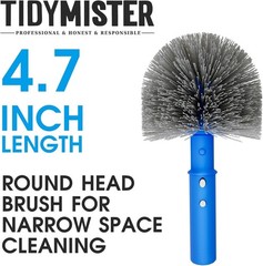 Lightweight Round Pool Brush with Angled Bristles for Effortless Dirt Removal