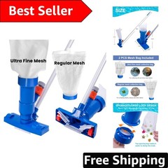 Energy-Efficient Jet Pool Vacuum Cleaner with Brush & 56&Prime; Pole – No Electricity