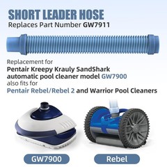 2025Upgrade GW7911 Short Leader Hose Kreepy Krauly SandShark GW7900 Pool and …