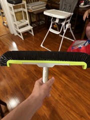 18&Prime; Pool Brush Head for Cleaning Swimming Pool Walls, Curved Ends Scrub Brush