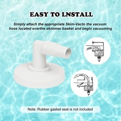 Pool Skimmer Vacuum Plate Replacement for Hayward SP1090 SP1091 SP1092, 6in
