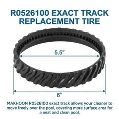 R0526100 Track Pool Cleaner Wheel Tire for MX8 / MX6 – Tires for MX8 Elite, M…