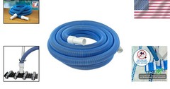 40 Ft Kink-Free Manual Pool Vacuum Hose for Inground & Above Ground Pools