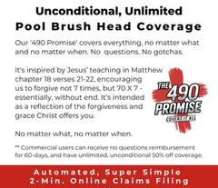 ProTuff 22&Prime; Pool Brush Head – Comes Sturdy Bristles, Tough on Algae, Dirt & G…