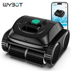 WYBOT C1 Cordless Pool Cleaner Wall Climbing Robotic Pool Vacuum In-Ground Pools