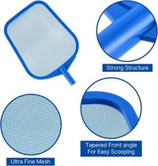 Pool Net – Pool Skimmer Net with 5 Section Detachable Poles, 22.2 »- 59.1