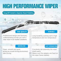 OEM Windshield Wiper Blades Replacement for Acura MDX 2007 2008 2009 2010 2011