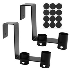 2Pcs Pool Fence Hooks, Adjustable Pool Tool Organizer for Hanging Pools Clean…