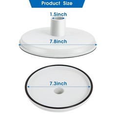 Skim Vac Pool Vacuum Plate Replacement for Hayward Skimmers 7 29/32 In