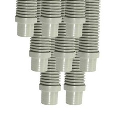 Puri Tech Vacuum Hose Navigator Pool Vac Ultra Aquabug 1.5in x 4ft Lt. Grey 8 pk
