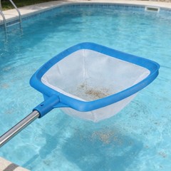 Swim Pool Net With Ergonomic Handle For Efficient Debris Removal In Any Depth