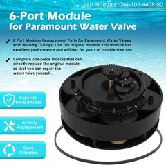 6-Port Module w/ Valve Shell Oring &Pressure Gauge for Paramount 004-302-4408-00
