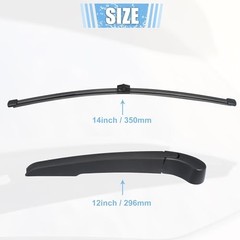 Windshield Wiper Blade Arm Set – Back – Replacement Fit for Windshield