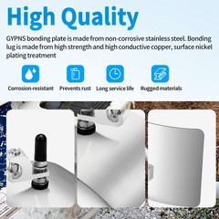 Pool Bonding Plate Kit for Hayward & Most Skimmers GYPNS BWB680AG