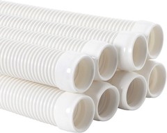 Complete Pool Vacuum Hose Set, 40 Inch Sections Designed for Most Cleaner Brands