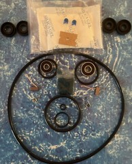 Dolphin Housing Impeller Motor 5500026 Repair Kit + Capacitor Diverter Seals
