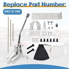 Transmission Shifter Set Turbo 350 Automatic Shifter Kit with 12&Prime; Stick, Fit