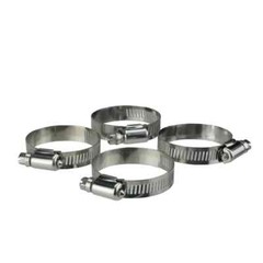 4 Stainless Steel Adjustable Pool Hose Clamps 1.25&Prime; – 2&Prime;