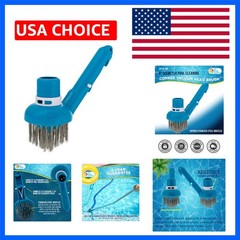 Corner Vacuum Head Brush with Stainless Steel Bristles, Adjustable Suction Ri…
