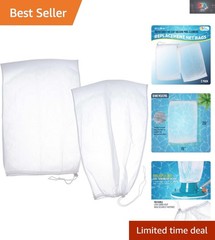 Ultimate 2 Pack Leaf Vacuum Bags – Large 16&Prime; x 20&Prime; for Hassle-Free Pool Cleaning