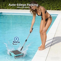 Over-Ground Robotic Pool Cleaner,APP Support, Solar Powered & Battery-Powered…