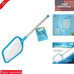 Pool Skimmer Net with Pole 17 inch Ultra Fine Mesh Leaf Scoop for Pools & Hot…