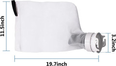 360002/EU16 Automatic Pool Cleaner Debris Bag with Zipper Compatible with Kreepy