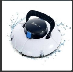 Cordless Robotic Pool Cleaner, Winny Pool Cleaner Automatic Pool Vacuum wit (SR)